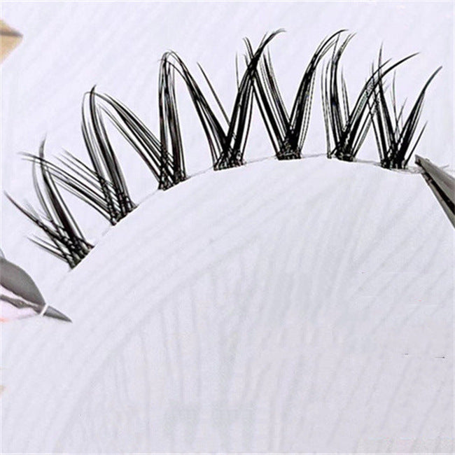 Rabbit Grandma FK23V False Eyelashes Natural Thick Thin Sheer Root