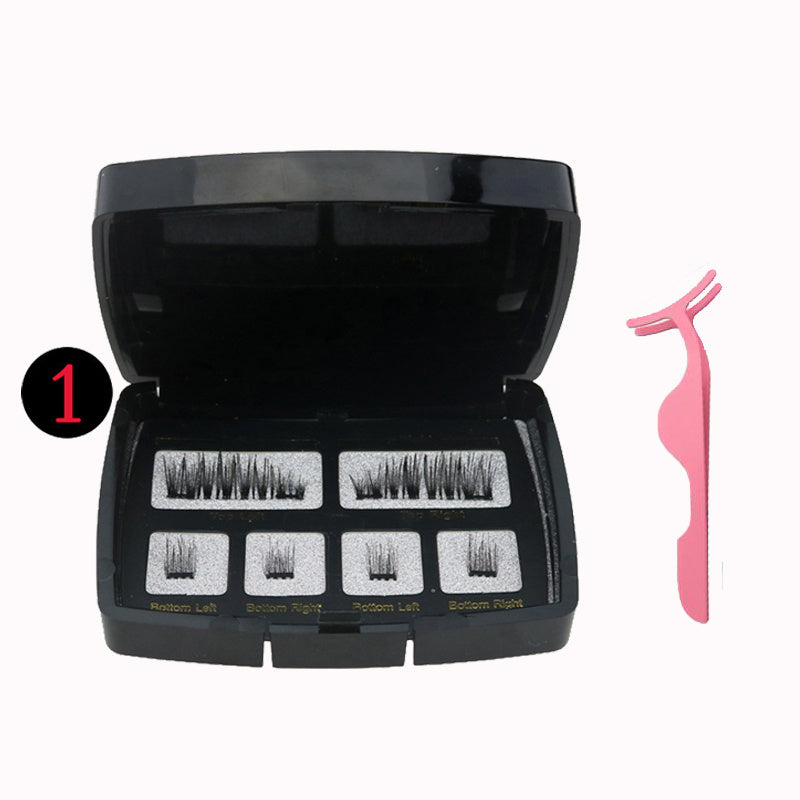 Magnetic False Eyelashes Acrylic Set Without Glue Sharpening