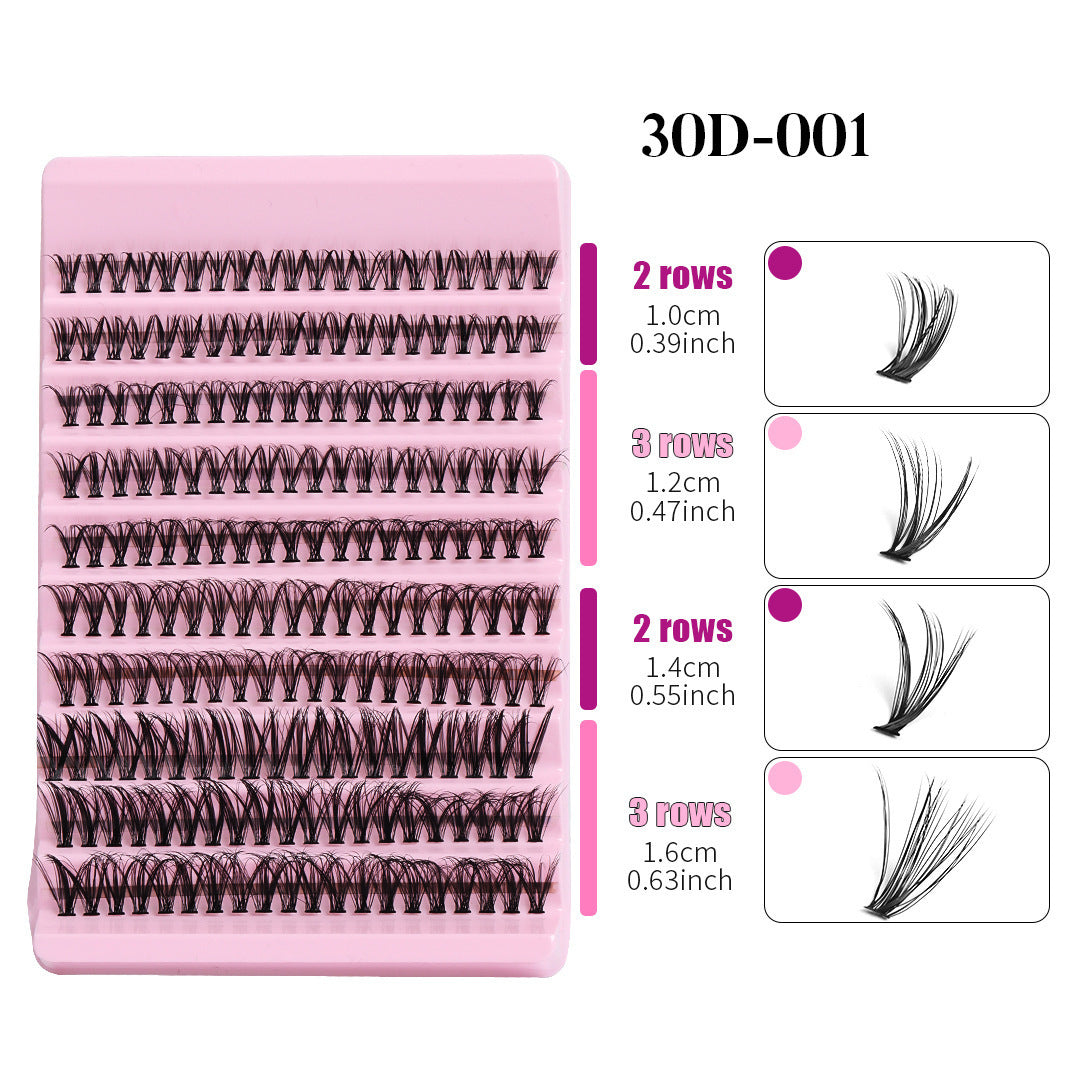 Large Capacity Single Cluster False Eyelashes Suit