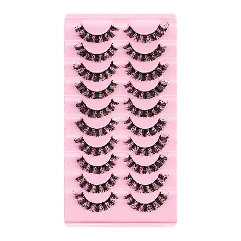 Large Curve D Volume Russian Volume False Eyelashes Ten Pairs