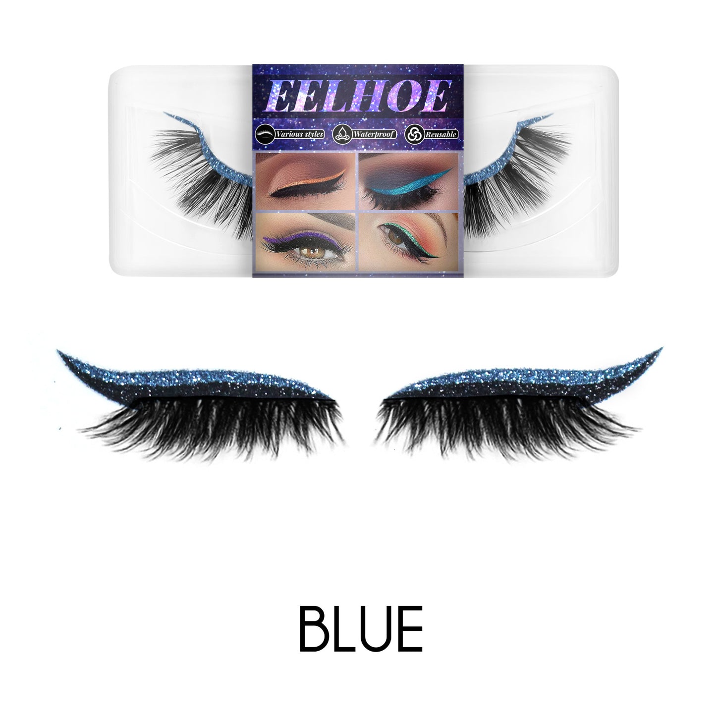 Ladies Fashion Glue Free False Eyelashes