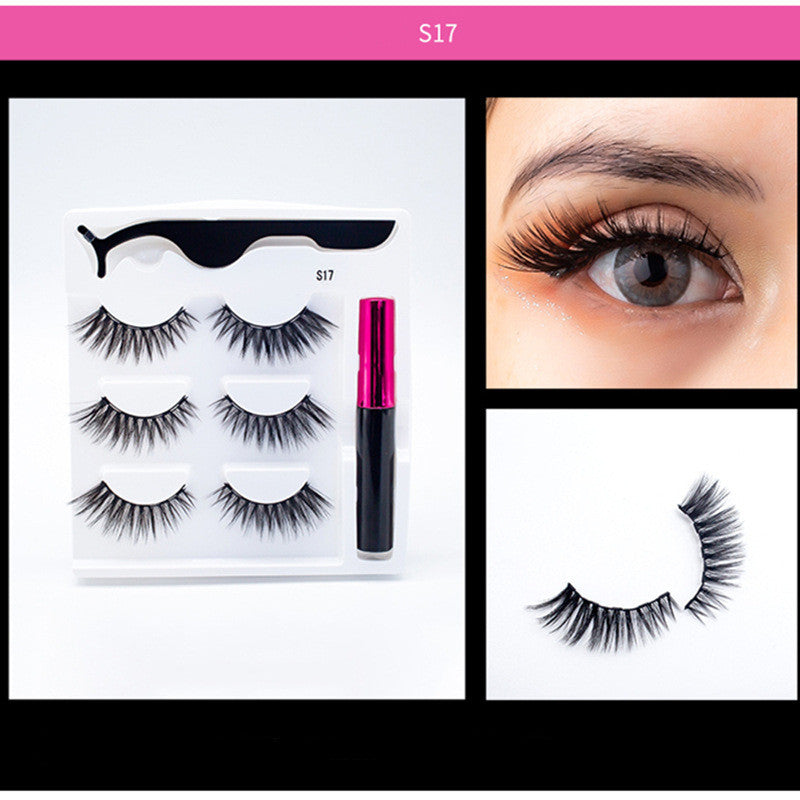 3 Pairs Of Magnetic Eyelashes