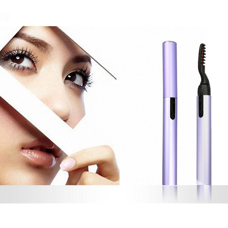 Mini Local Electric Eyelash Curler And Portable Daily Makeup Clip Electric Eyelash Curler