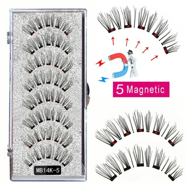 Magnetic False Eyelash Suit Series Magnetic Eyelash Daily Wear Clip Can Be Reused