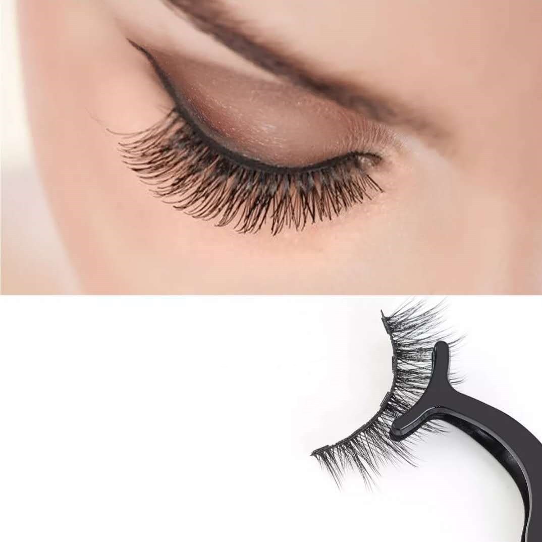 Five pairs of non glue magnetic eyelashes