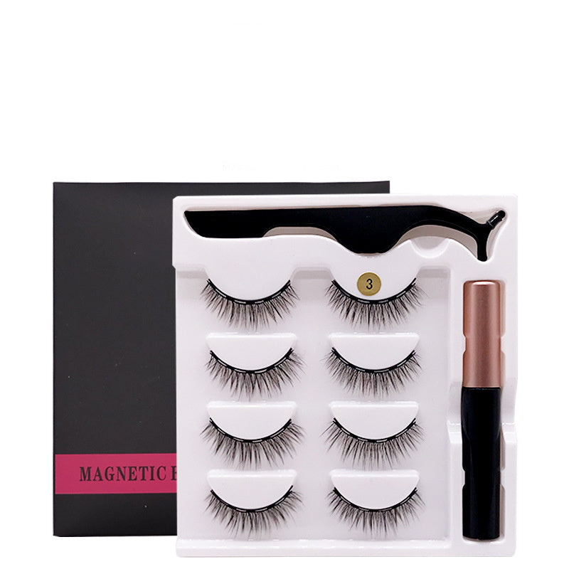 Natural Magnet False Eyelashes Magnetic Suit