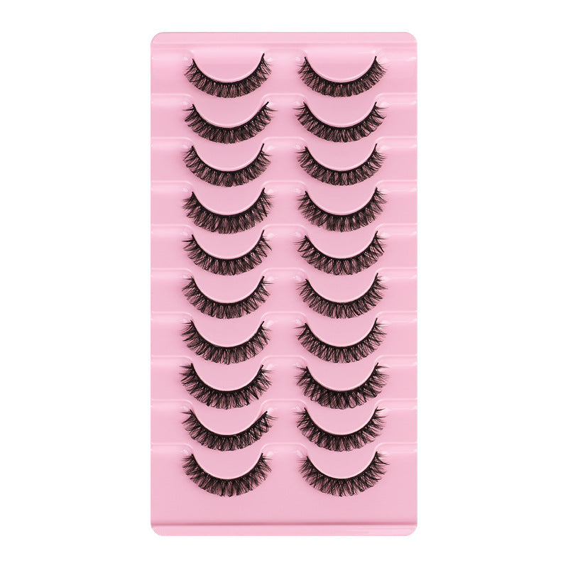 Large Curve D Volume Russian Volume False Eyelashes Ten Pairs