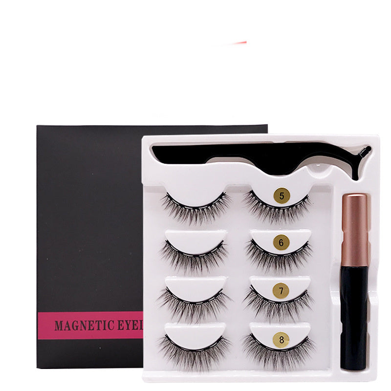 Natural Magnet False Eyelashes Magnetic Suit