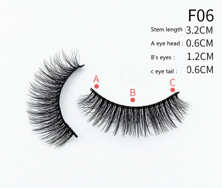 Self-adhesive Eyeliner False Eyelashes Multi-layer Cross-section False Eyelashes