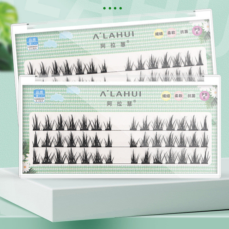 False Eyelashes Segmented Have Been Cut Single Line Hard Stem