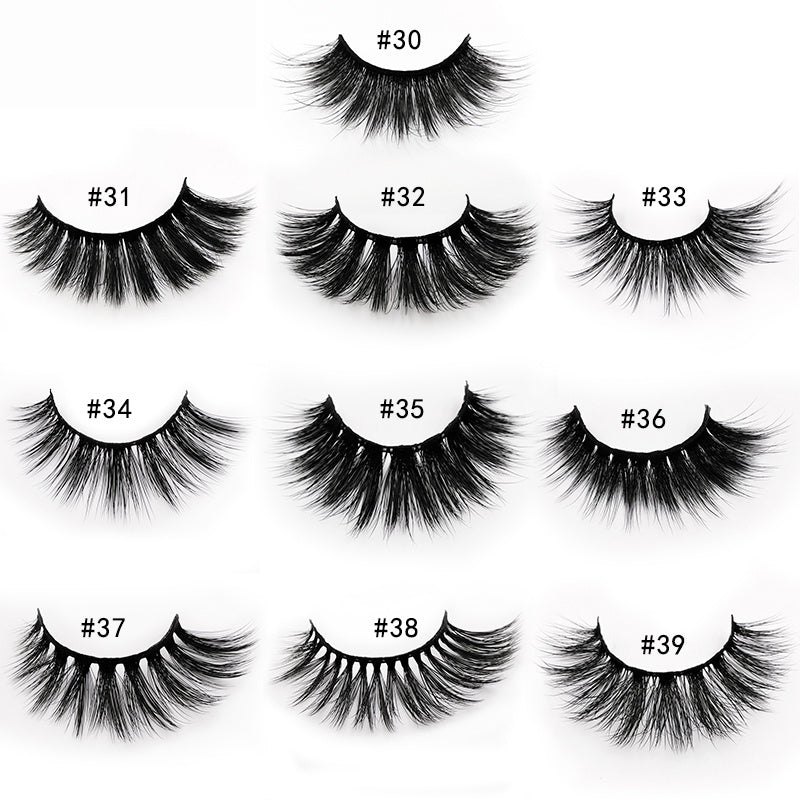 False eyelashes European and American makeup