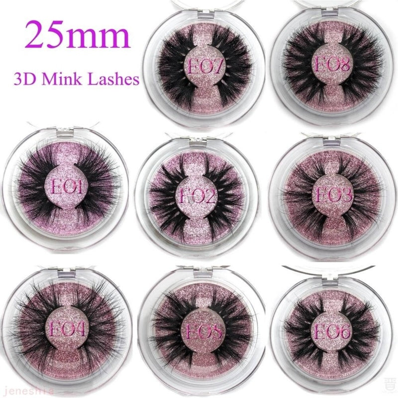 25 mm fake eyelash wholesale thick strip