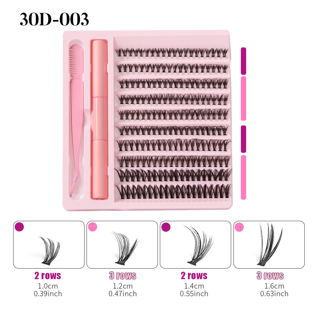 Large Capacity Single Cluster False Eyelashes Suit