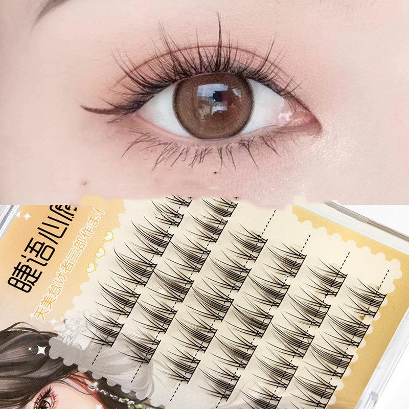 Segment Caramel Guppy False Eyelashes