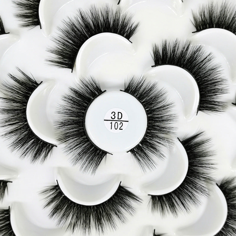 3D Natural Lotus Porcelain False Eyelashes