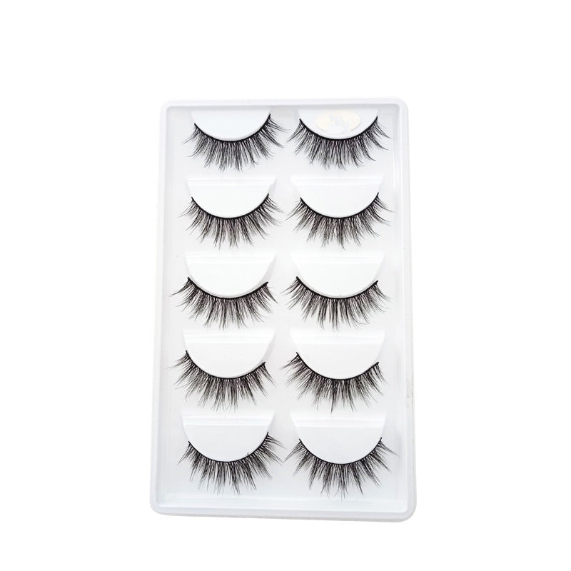 Three-dimensional Natural Nude Makeup Multi-layer False Eyelashes 3D Thick