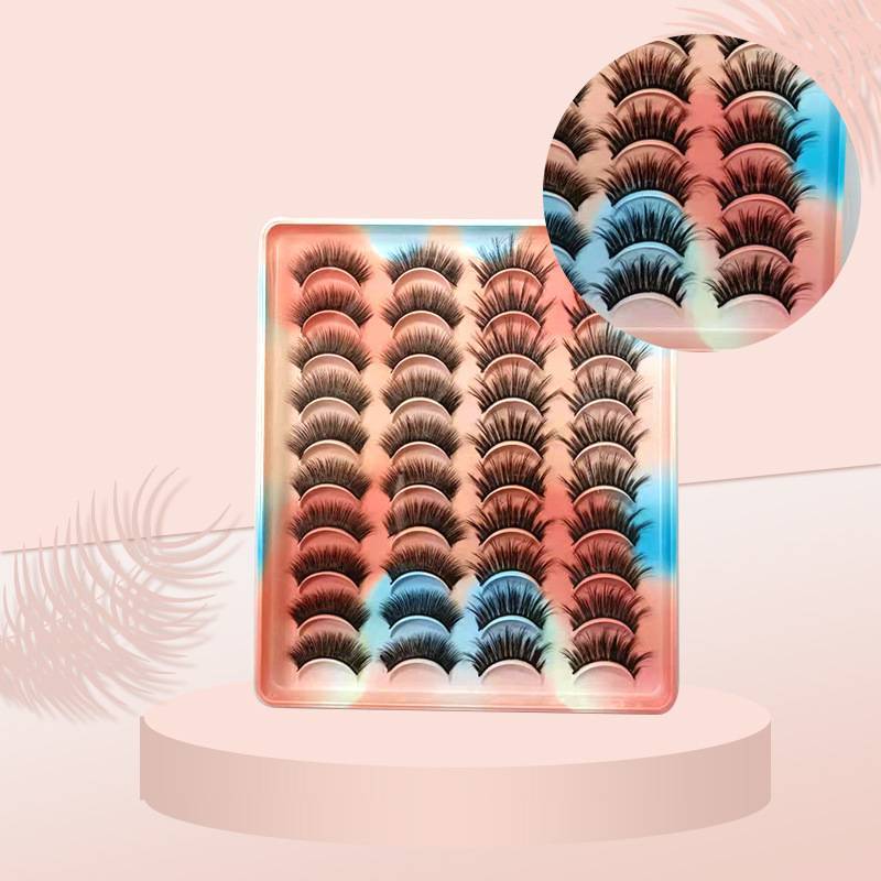 20 Pairs Of Natural Simulation Long Thick Soft Eyelashes