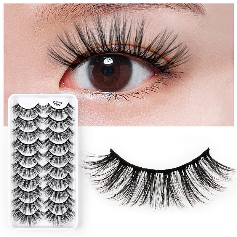 3D European And American Cat Eye False Eyelashes Are Naturally Thick And Fluffy