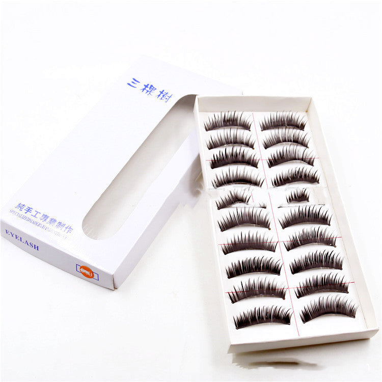 Ladies Fashion Thick Handmade Artificial False Eyelashes