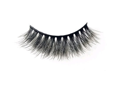 3 pairs of handmade A02 false eyelashes black stems natural slim realistic false eyelashes clustered