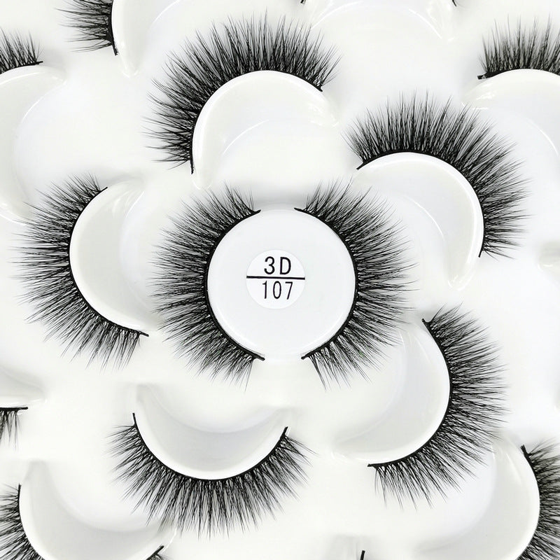 3D Natural Lotus Porcelain False Eyelashes