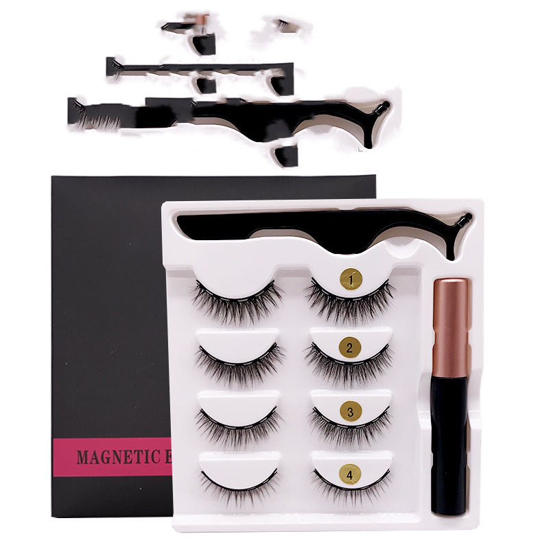 Natural Magnet False Eyelashes Magnetic Suit