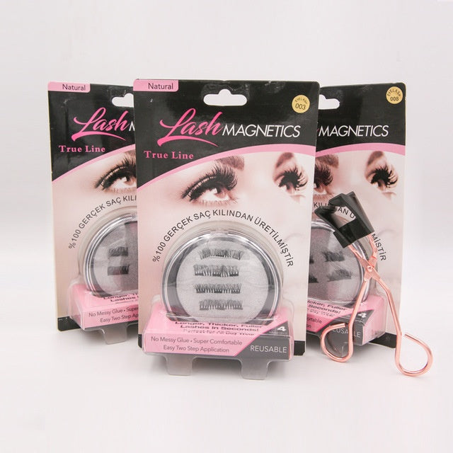 Glue-free magnet false eyelashes