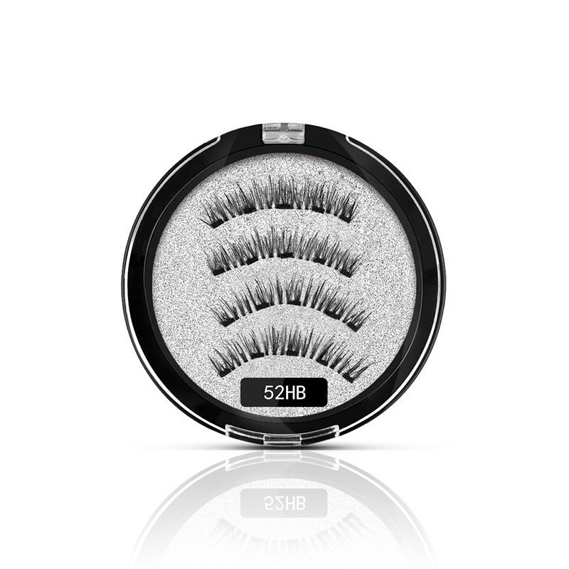 New Natural Magnetic Eyelash With Clip Sleeve