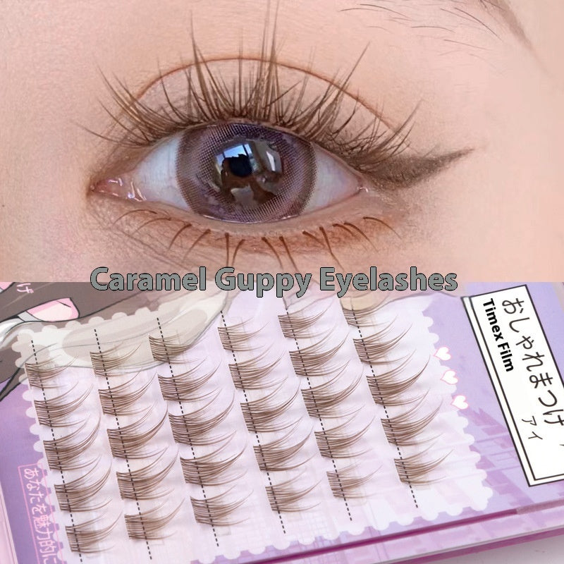 Segment Caramel Guppy False Eyelashes