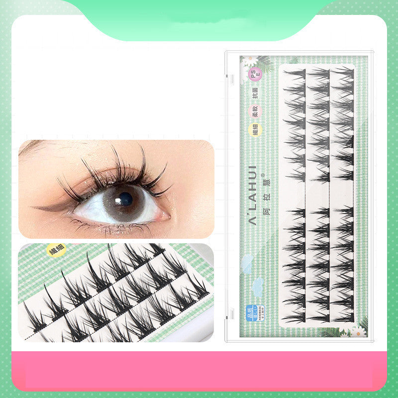 False Eyelashes Segmented Have Been Cut Single Line Hard Stem