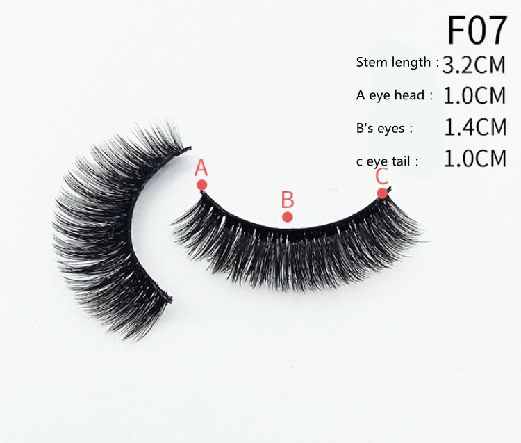 Self-adhesive Eyeliner False Eyelashes Multi-layer Cross-section False Eyelashes