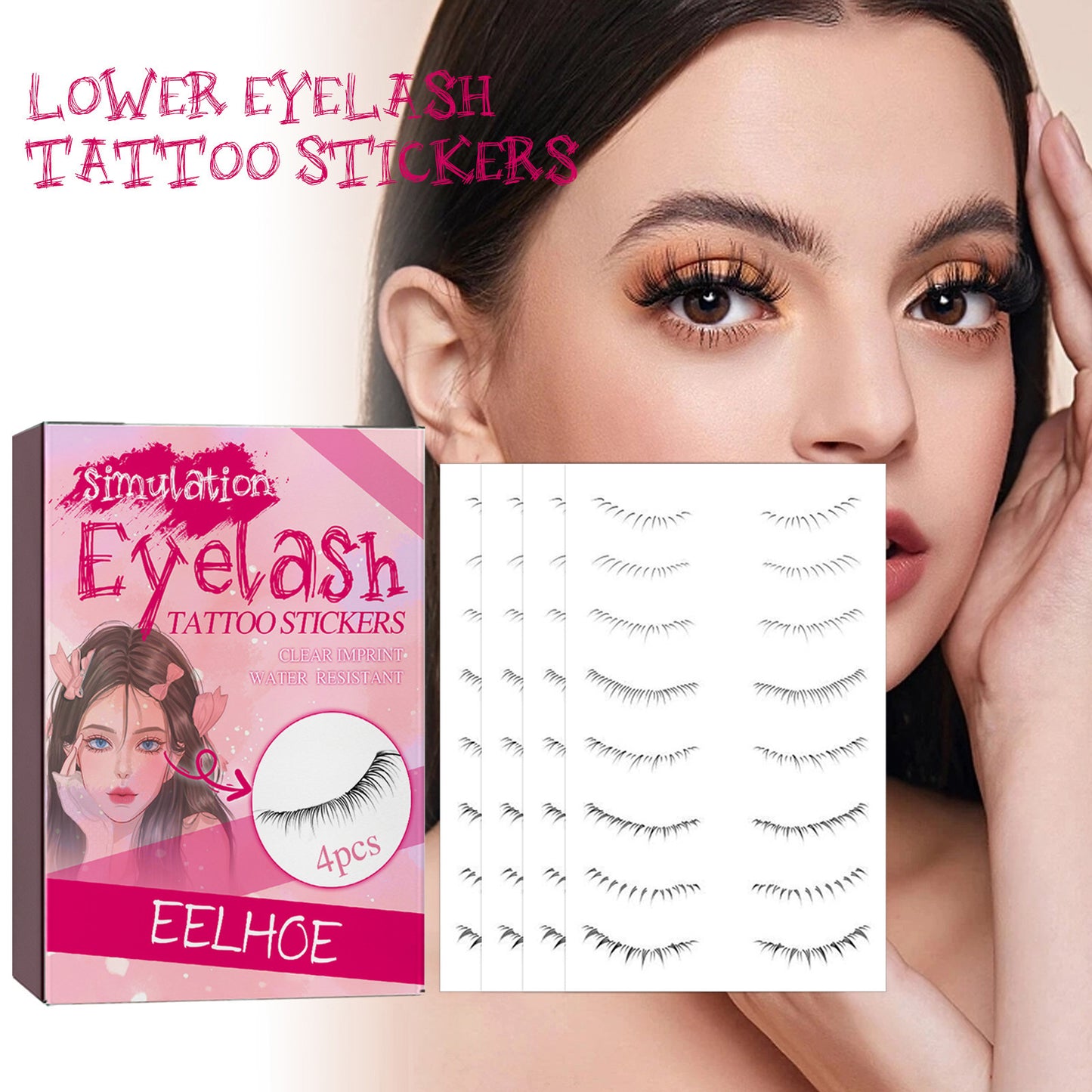 Fashion Personalized Convenient Use Eyelash Stickers