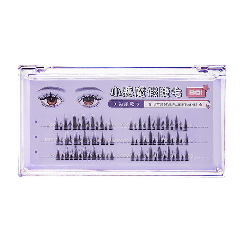 Dense Lightweight And Natural-looking Single Cluster Segmented False Eyelashes