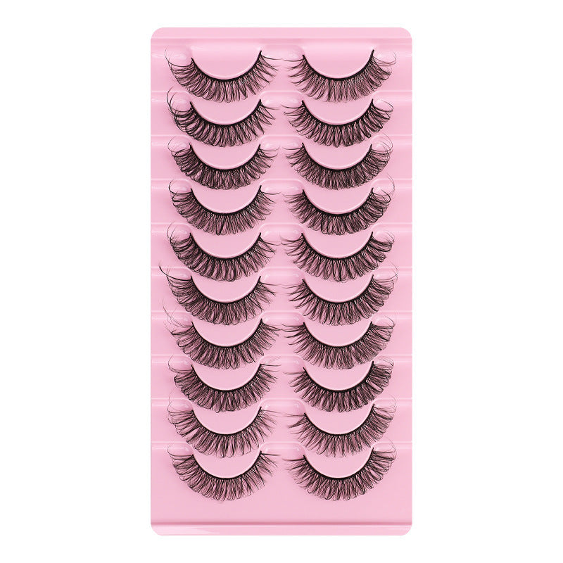 Large Curve D Volume Russian Volume False Eyelashes Ten Pairs