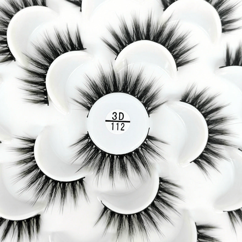 3D Natural Lotus Porcelain False Eyelashes