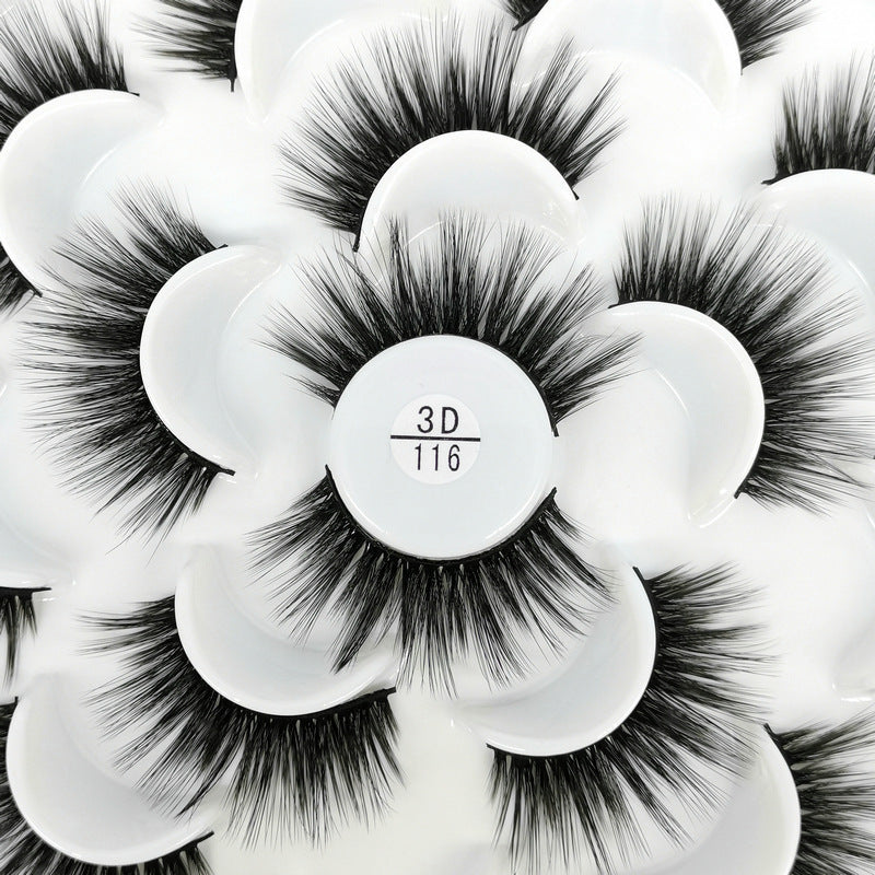 3D Natural Lotus Porcelain False Eyelashes