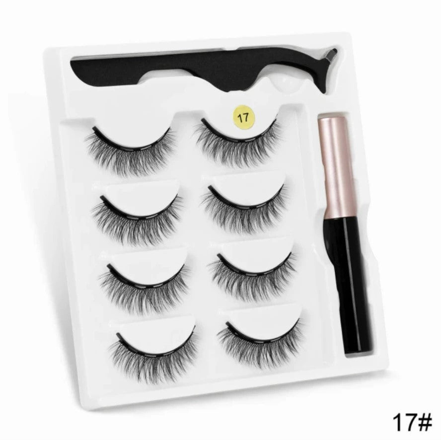 Natural Magnet False Eyelashes Magnetic Suit