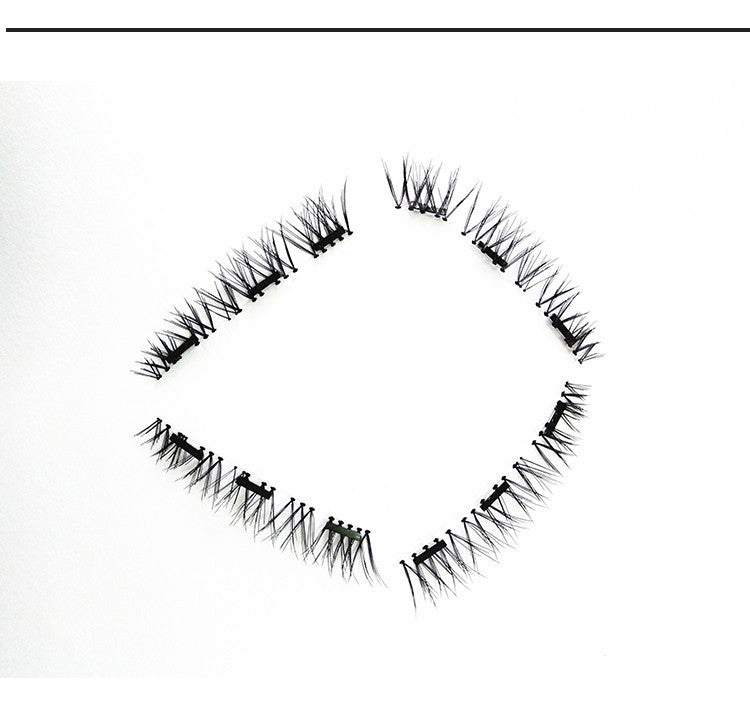 No glue 3 magnetic eyelashes