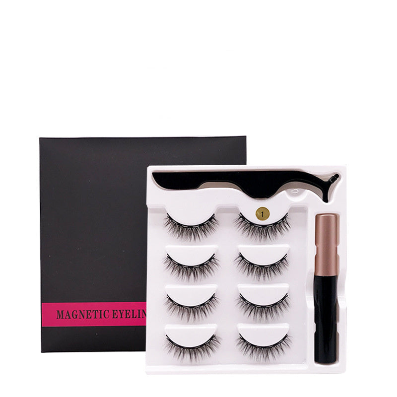 Natural Magnet False Eyelashes Magnetic Suit