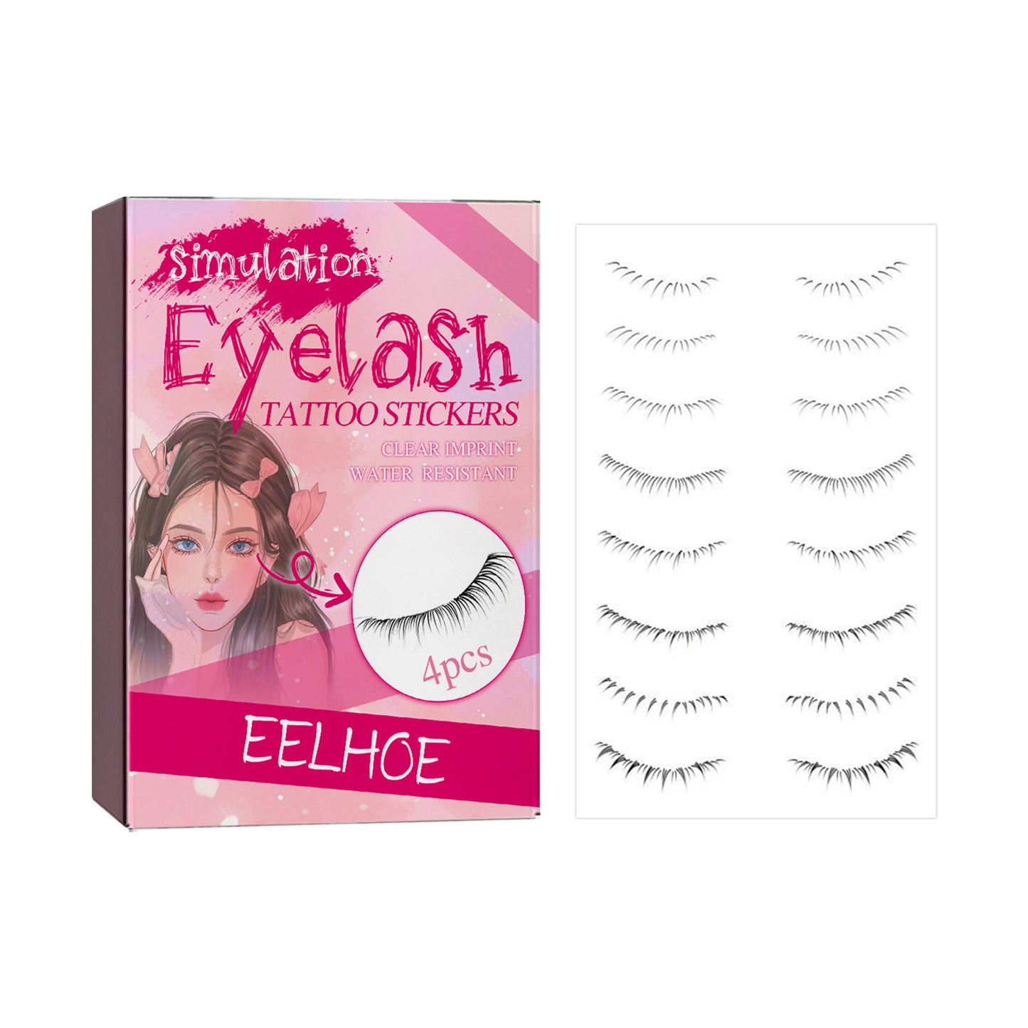 Fashion Personalized Convenient Use Eyelash Stickers