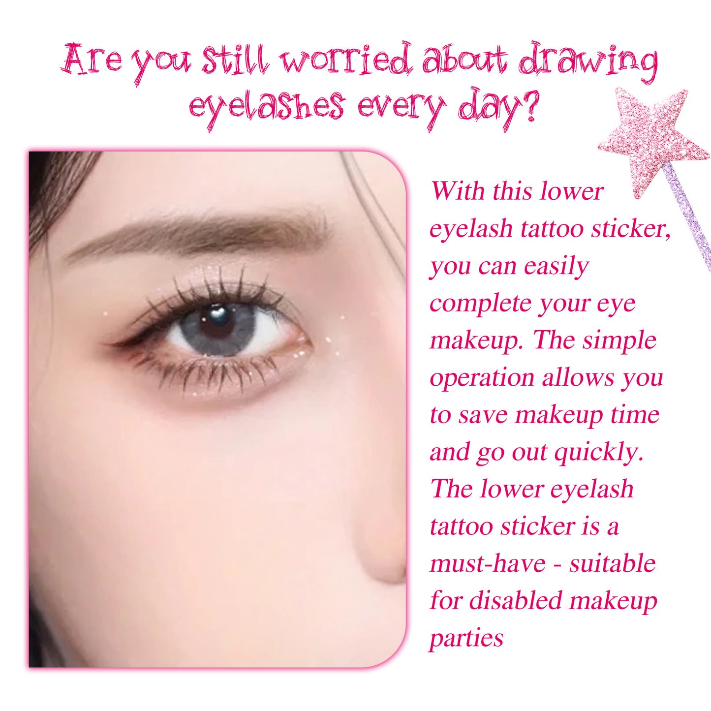 Fashion Personalized Convenient Use Eyelash Stickers