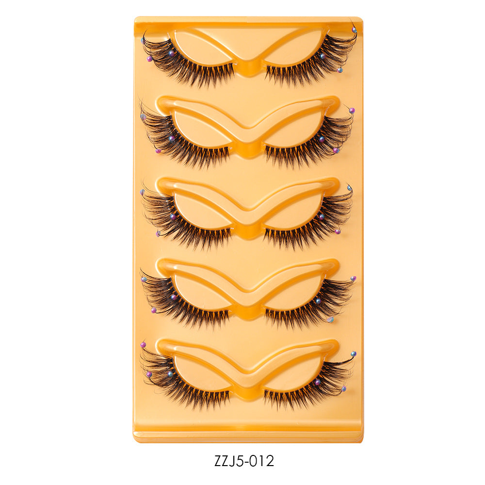 Decorative Flexible Stage With Diamond Eyelash