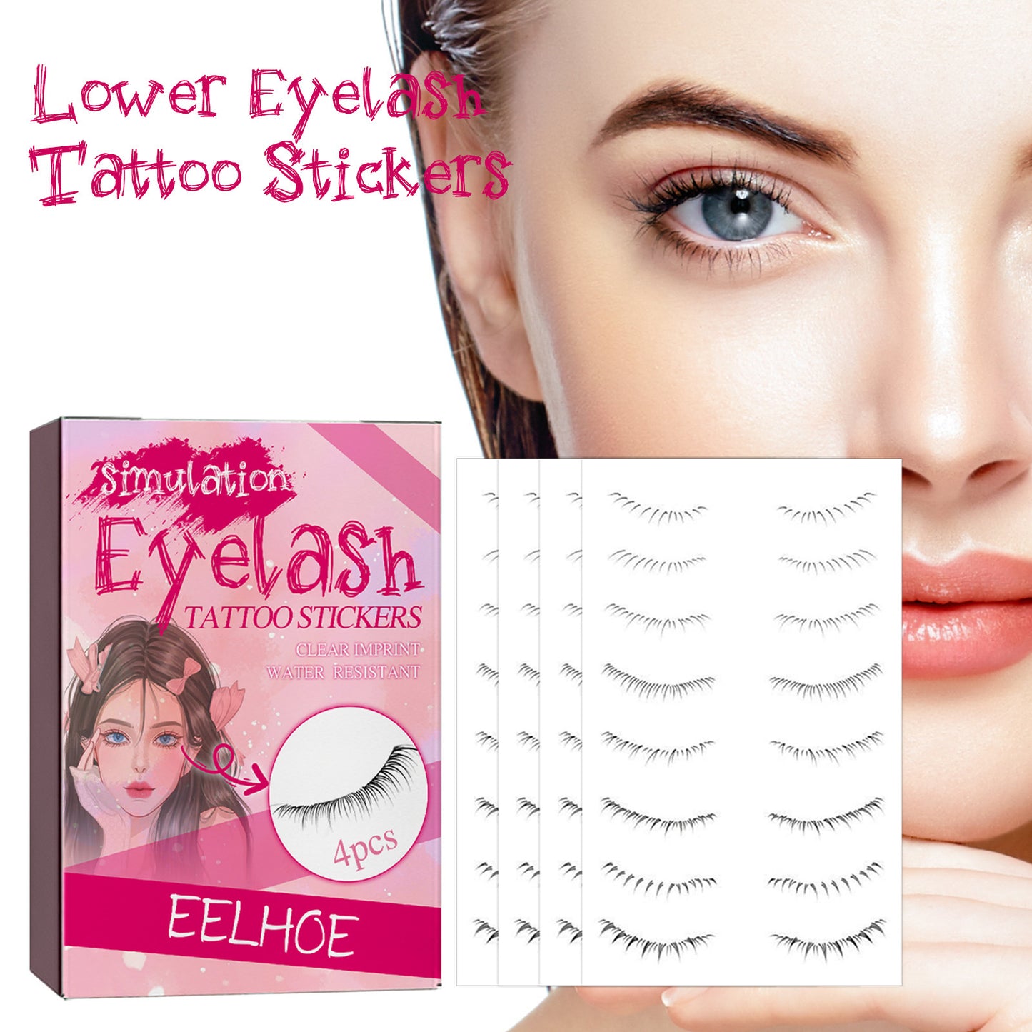 Fashion Personalized Convenient Use Eyelash Stickers