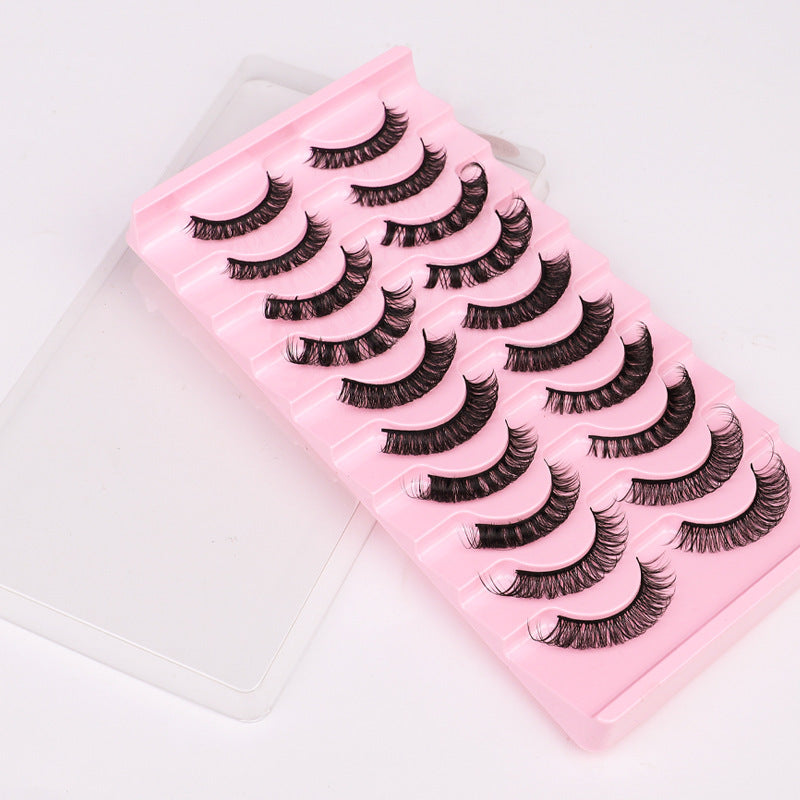 Large Curve D Volume Russian Volume False Eyelashes Ten Pairs