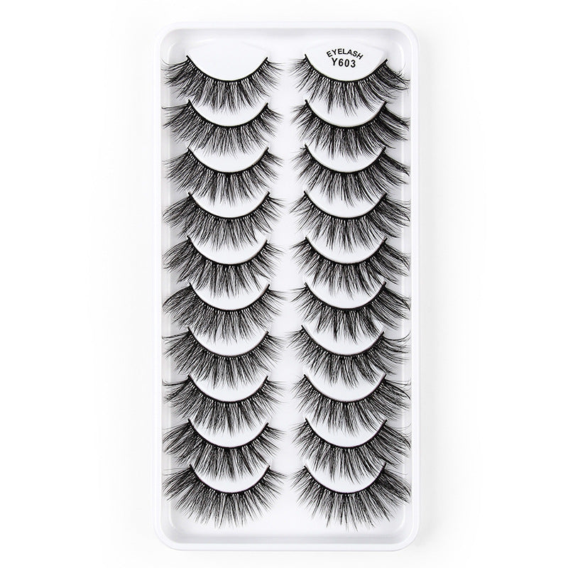 3D European And American Cat Eye False Eyelashes Are Naturally Thick And Fluffy