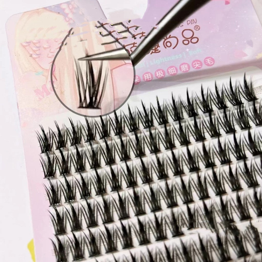 10 Rows Of Large Capacity Spire Wheat Ear False Eyelashes