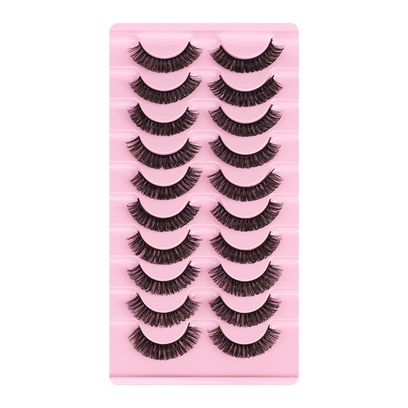 Large Curve D Volume Russian Volume False Eyelashes Ten Pairs