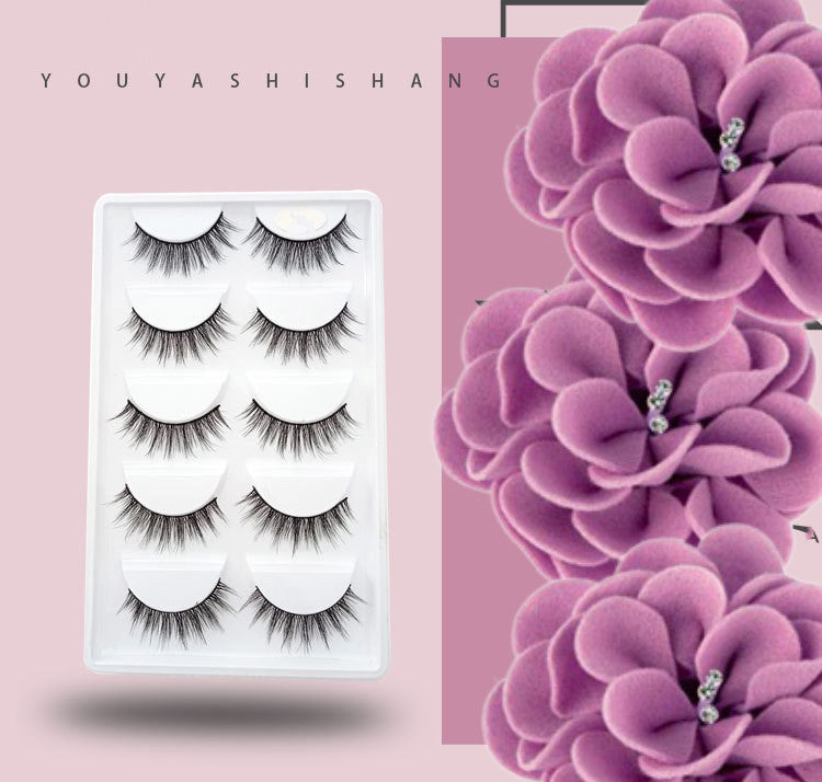 Three-dimensional Natural Nude Makeup Multi-layer False Eyelashes 3D Thick