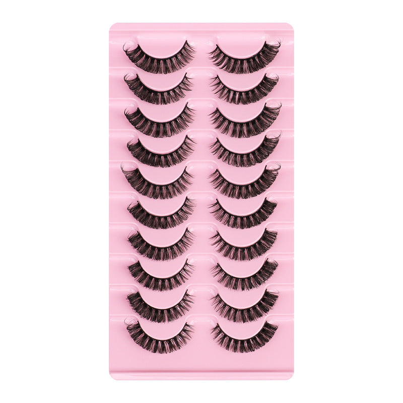 Large Curve D Volume Russian Volume False Eyelashes Ten Pairs