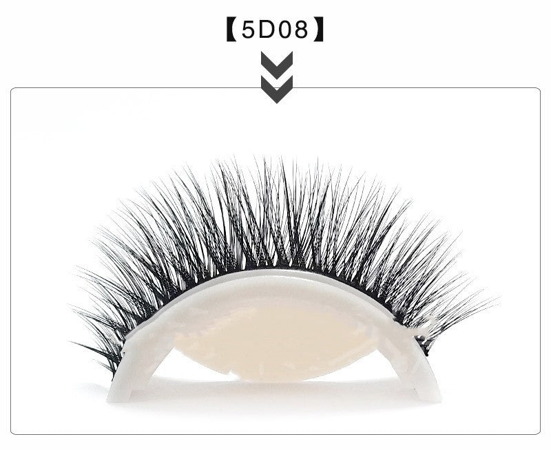 Glue-free Self-adhesive Strip 5d False Eyelashes